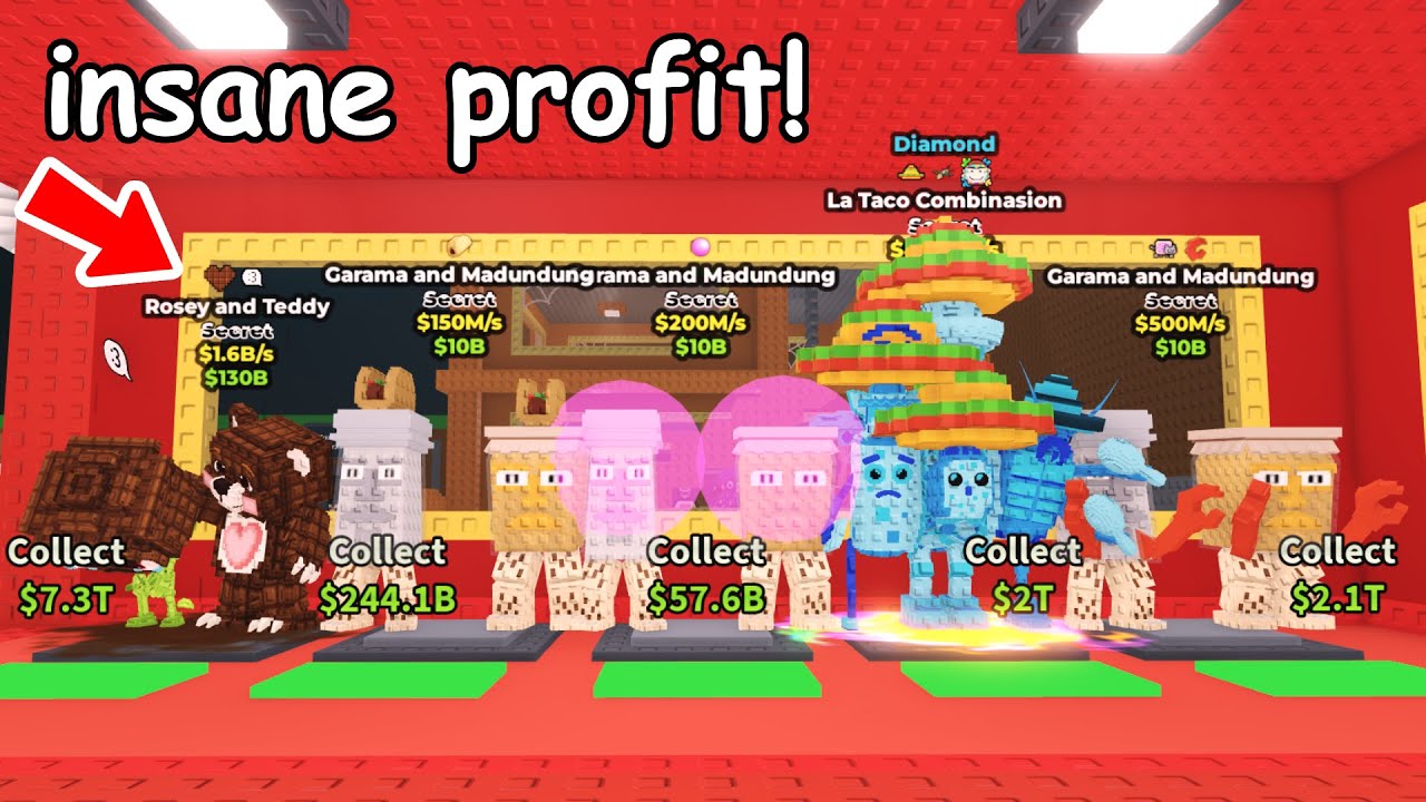 I PVP’d The RAREST Rosey And Teddy For INSANE PROFIT In Roblox Steal A Brainrot..