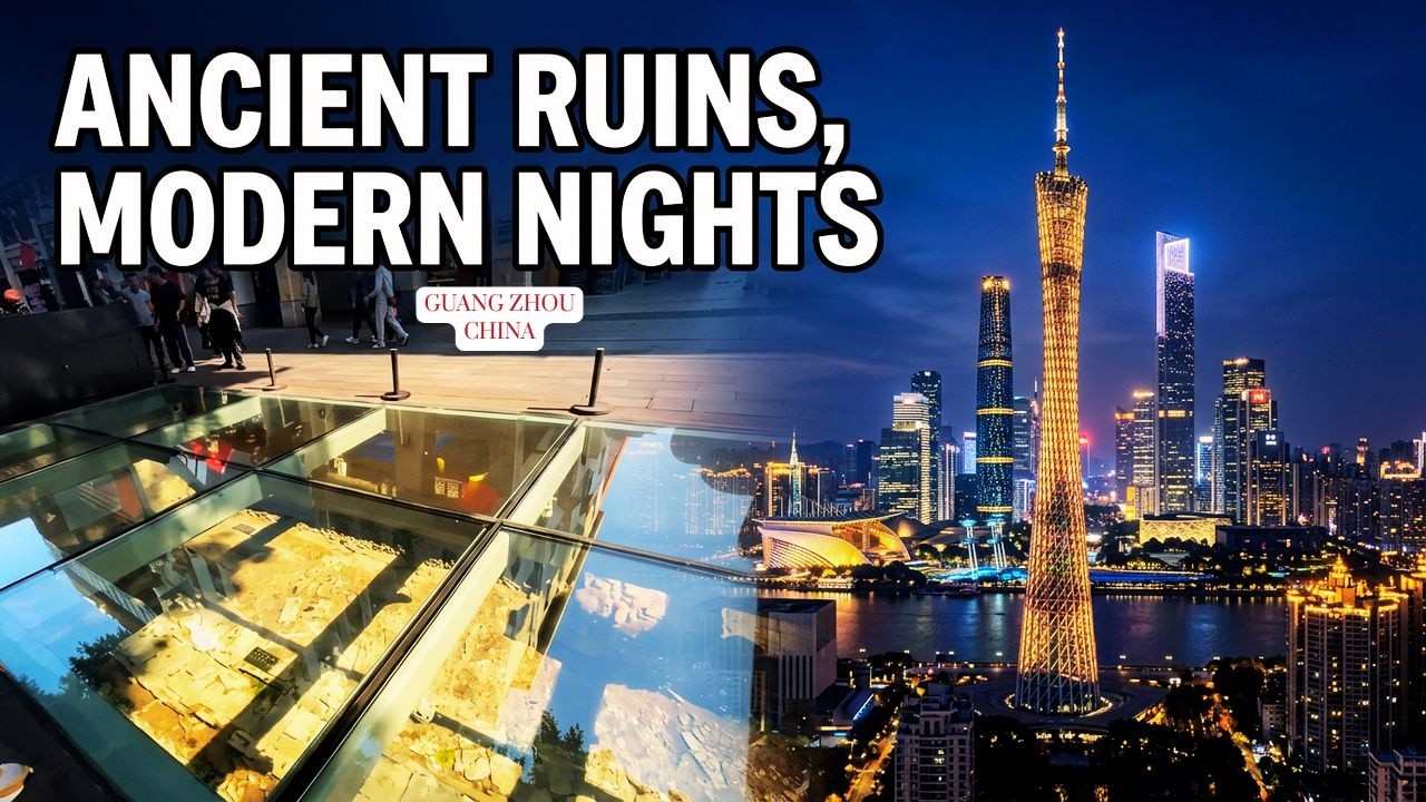 Winter in Guangzhou, China 🇨🇳 | Pearl River Nights, Sightseeing & Shopping