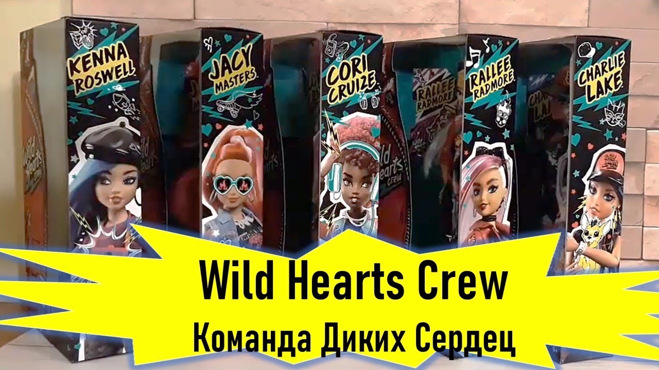 Обзор кукол Команда диких сердец Wild Hearts Crew от Mattel