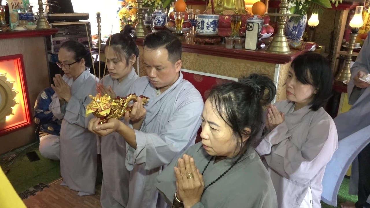 Lễ Chung Thất Cố Phật Tử Võ Quốc Tuân - Pháp Danh Quảng Phụng - Trai Đàn Phần 3