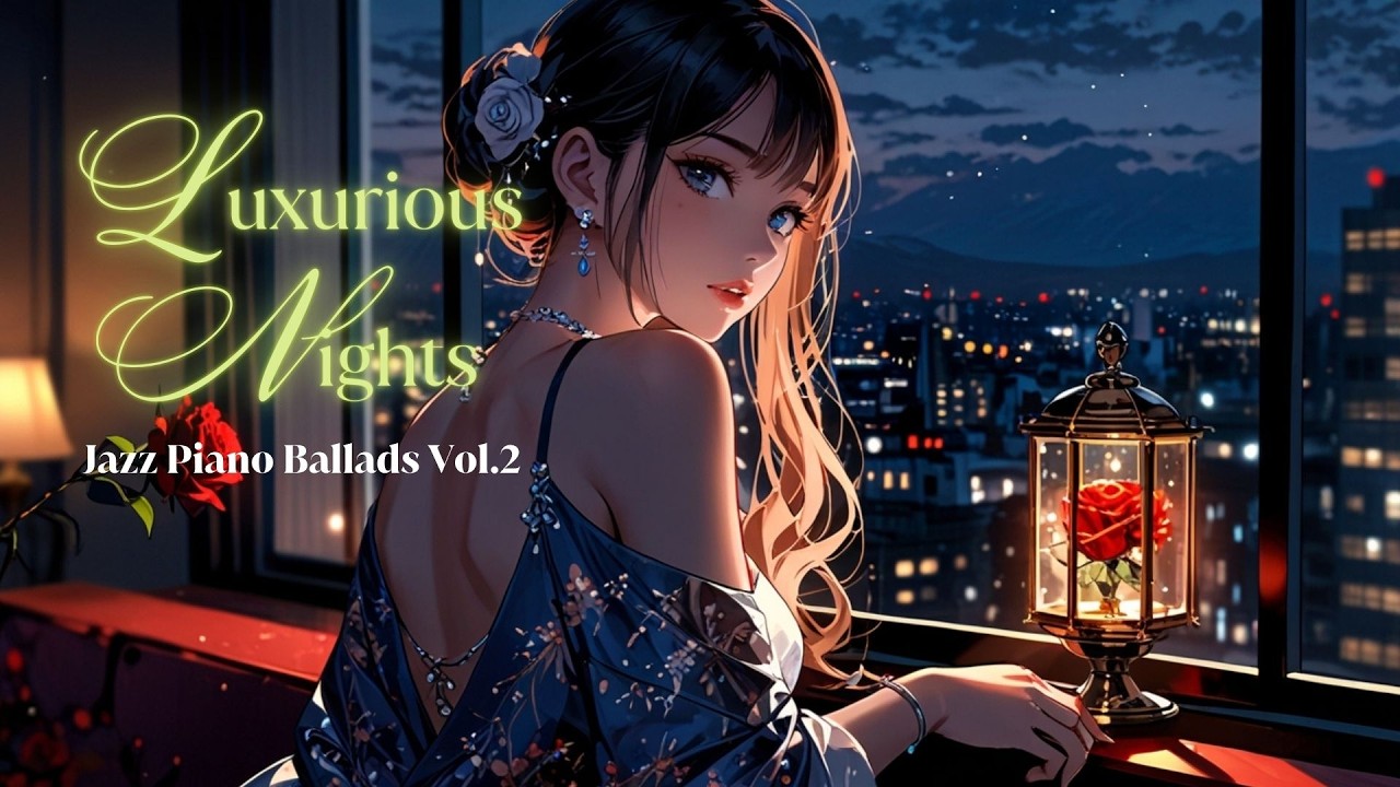 Luxurious Nights Jazz Piano Ballads Vol.2 ～ ラグジュアリーな夜を彩る哀愁漂うジャズピアノバラード第2弾。全18曲。静かに心を揺さぶるひとときを♪