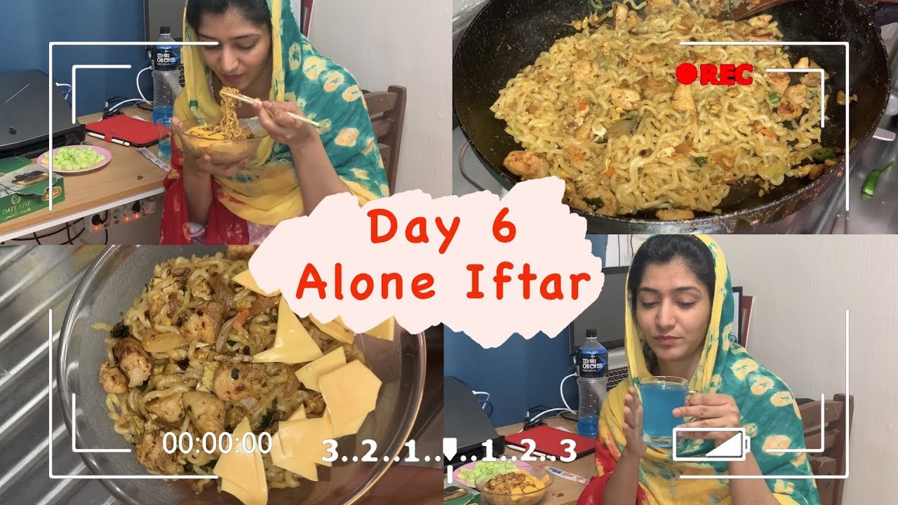 My Iftar Routine | Day 6 | Fried noodles | SADIA RIND