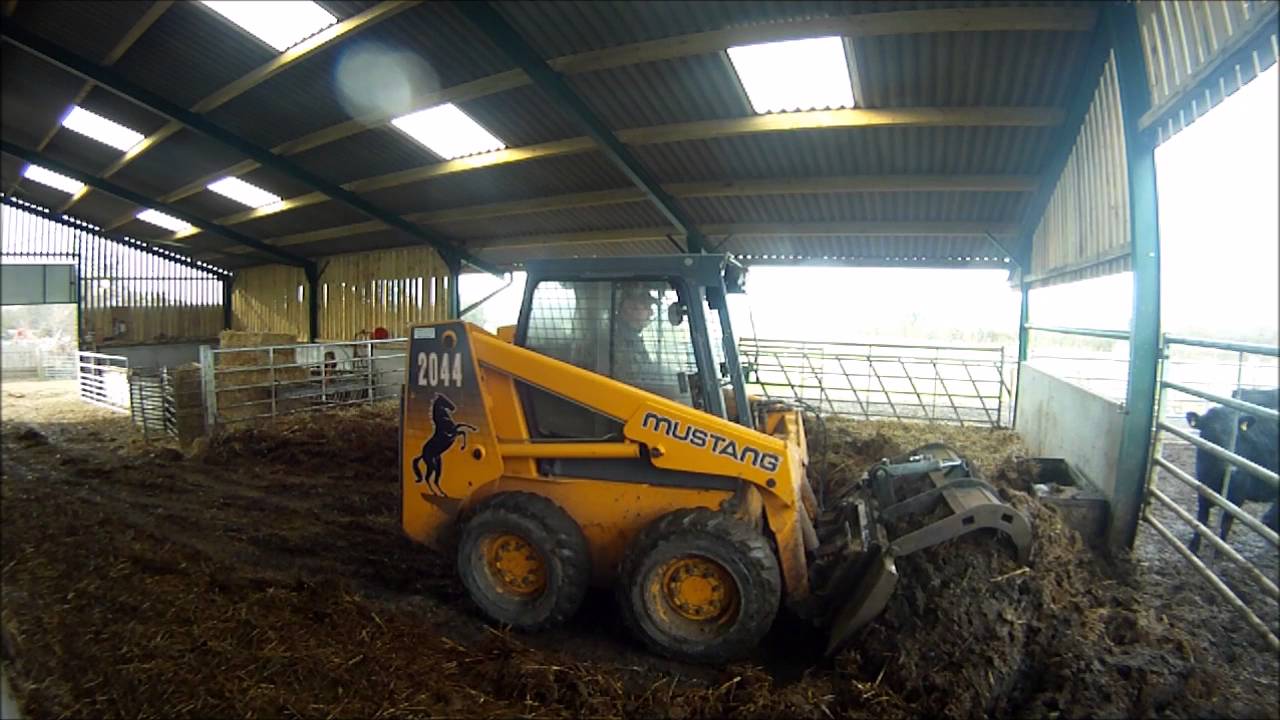 Mucking out with a Mustang 2044