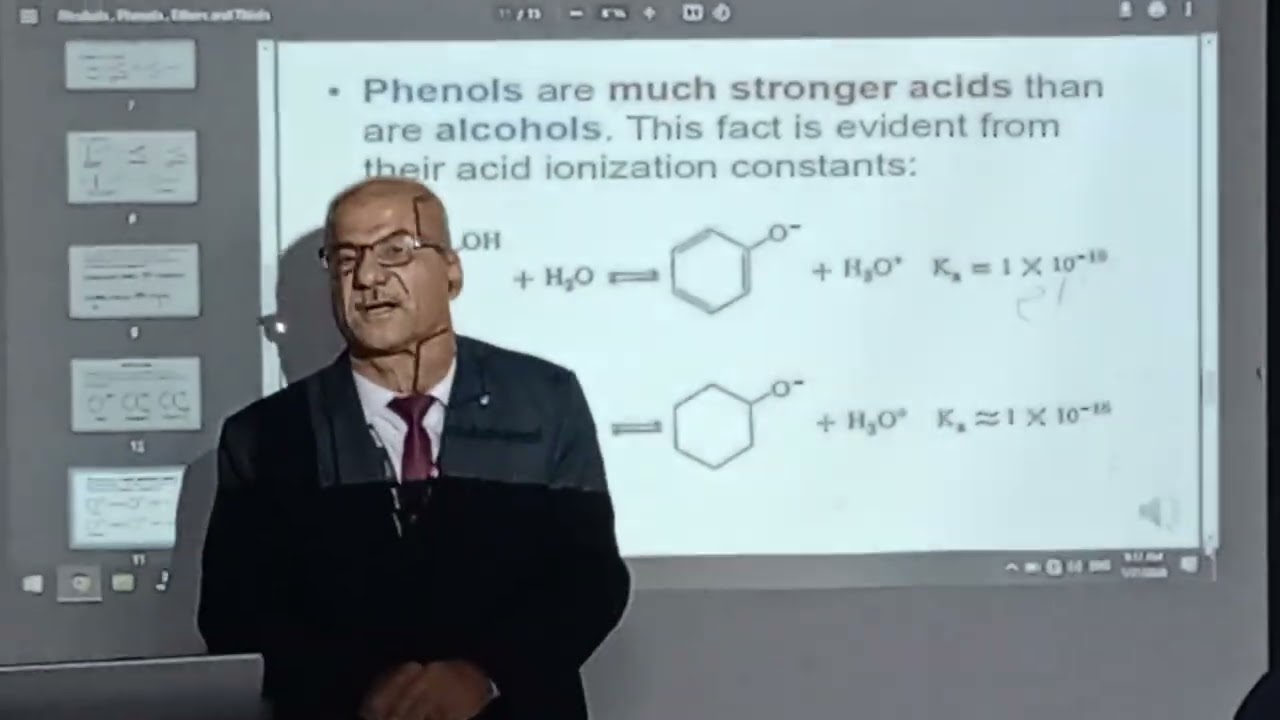 محاضرة الفينولات لطلبة طب الاسنان المرحلة الاولى 