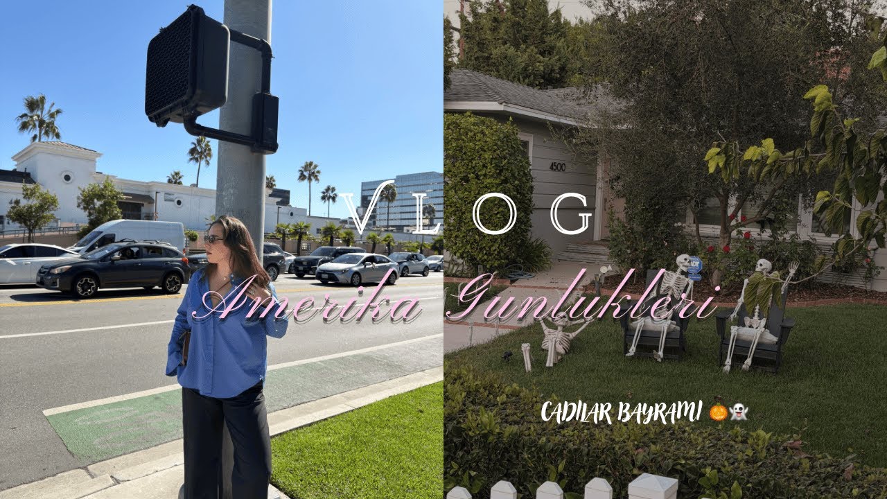 Los Angeles Vlog || Cadılar Bayramı Atmosferi & Amerika’da Birkaç Günüm