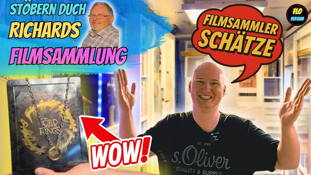 Diese FILMSAMMLUNG haut einen um! Ich stöbere durch Richards Sammlung und finde seltene Editionen.