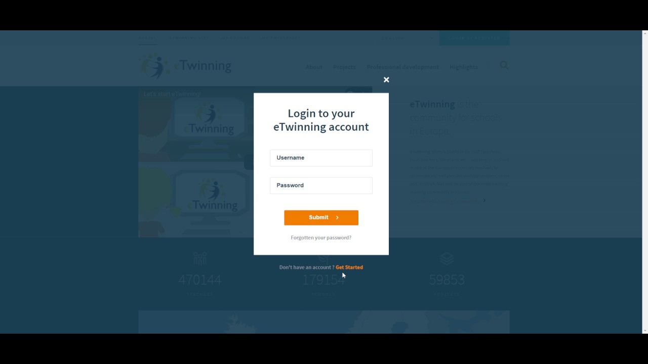 eTwinning Sign Up
