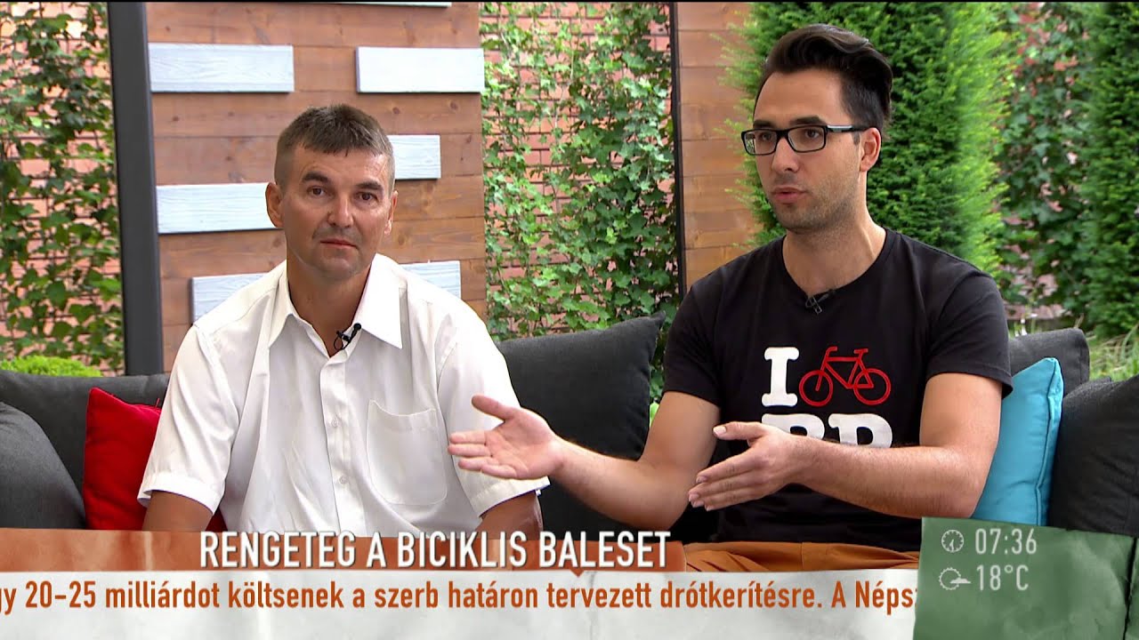 Előzzük meg a biciklisbaleseteket! - 2015.06.19. - tv2.hu/mokka
