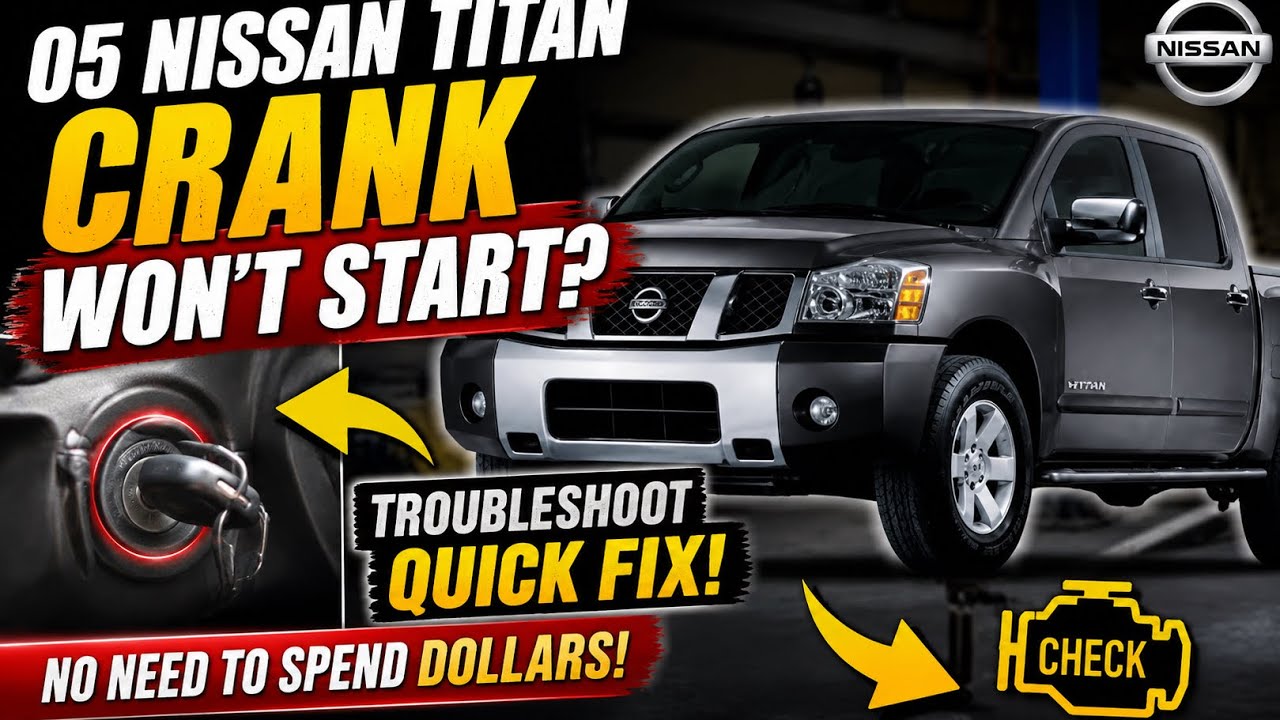 05 Nissan Titan cranks won’t start fixed