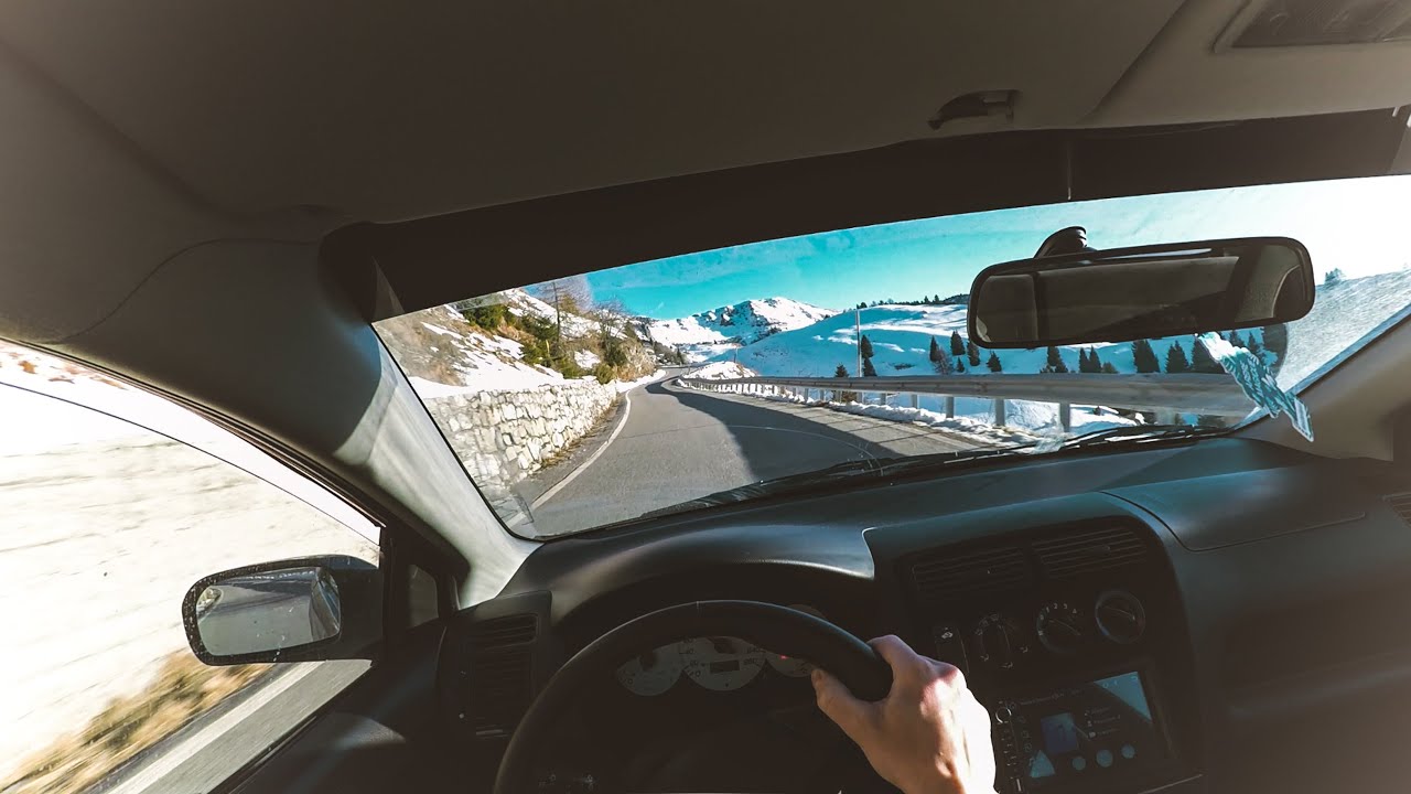 Honda Civic Ep3 Type-R // POV DRIVE - Fast drive on mountain roads
