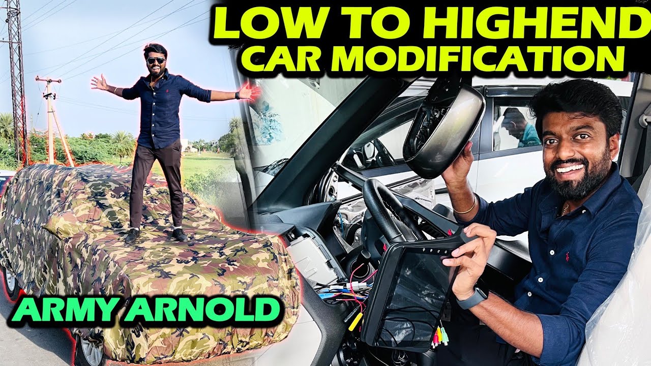 Army Arnold 💪 Upgrading My Car 🚗 Low to High End car Modification | AK Car Decors | DAN JR VLOGS