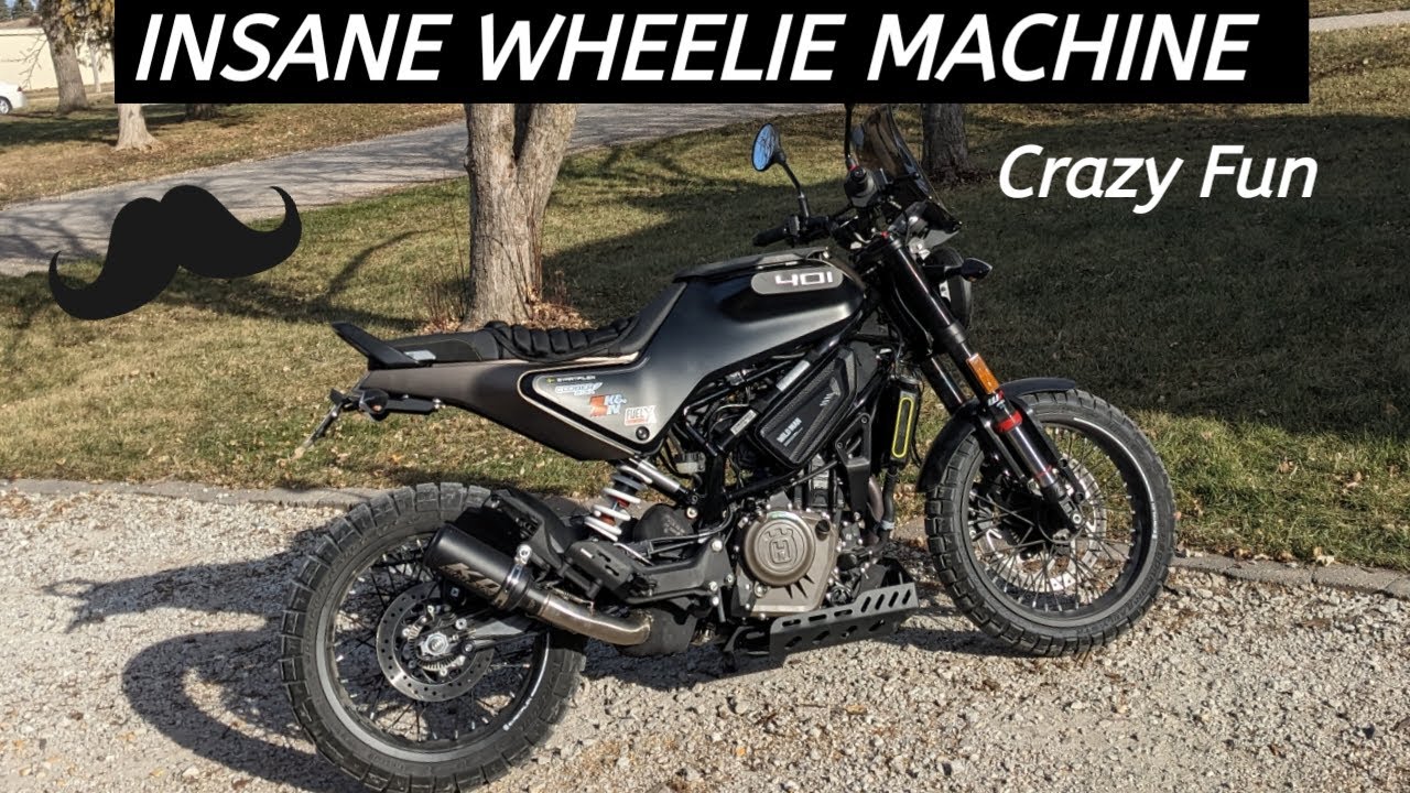 Crazy Fun Husqvarna Svartpilen 401 - Wahoo!