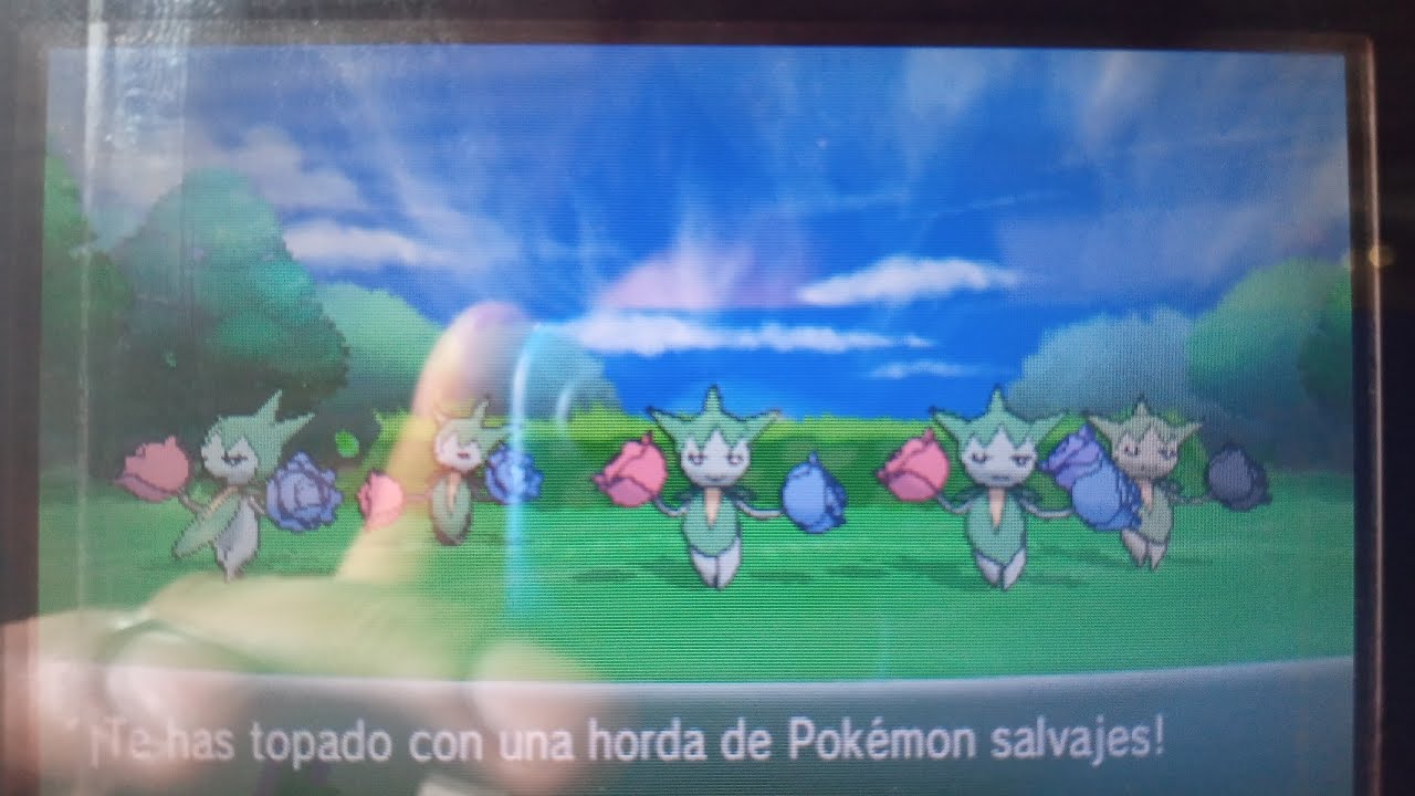 Shiny Fail Roselia Pokémon X a las 13 llamadas por dulce aroma.