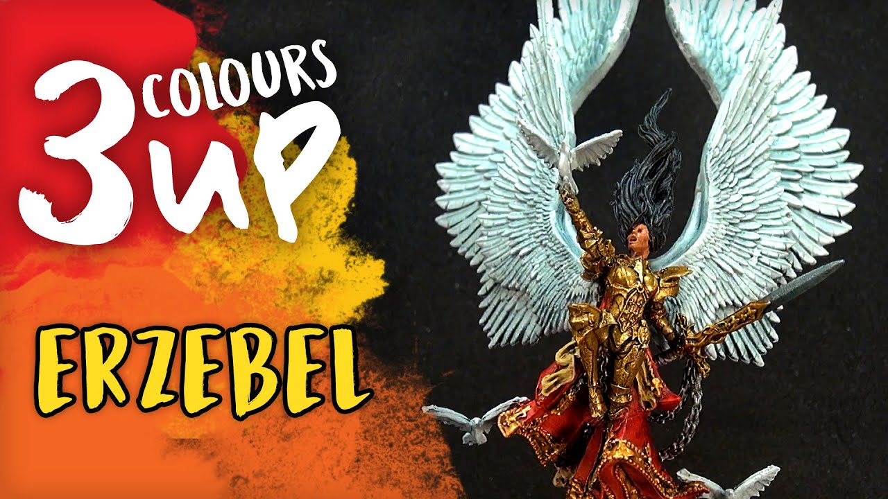 Erzebel, Ascended Sister & Great Seraphim Painting Tutorial | Raging Heroes
