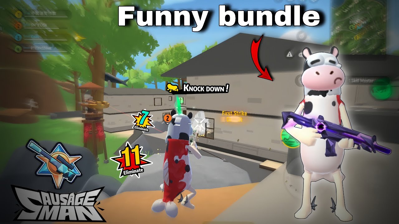 Fully Bundle game play 😅 unseen clutch 🔥 Quad mode | Top Global Legendary Rank  | Kaizo Sausage man