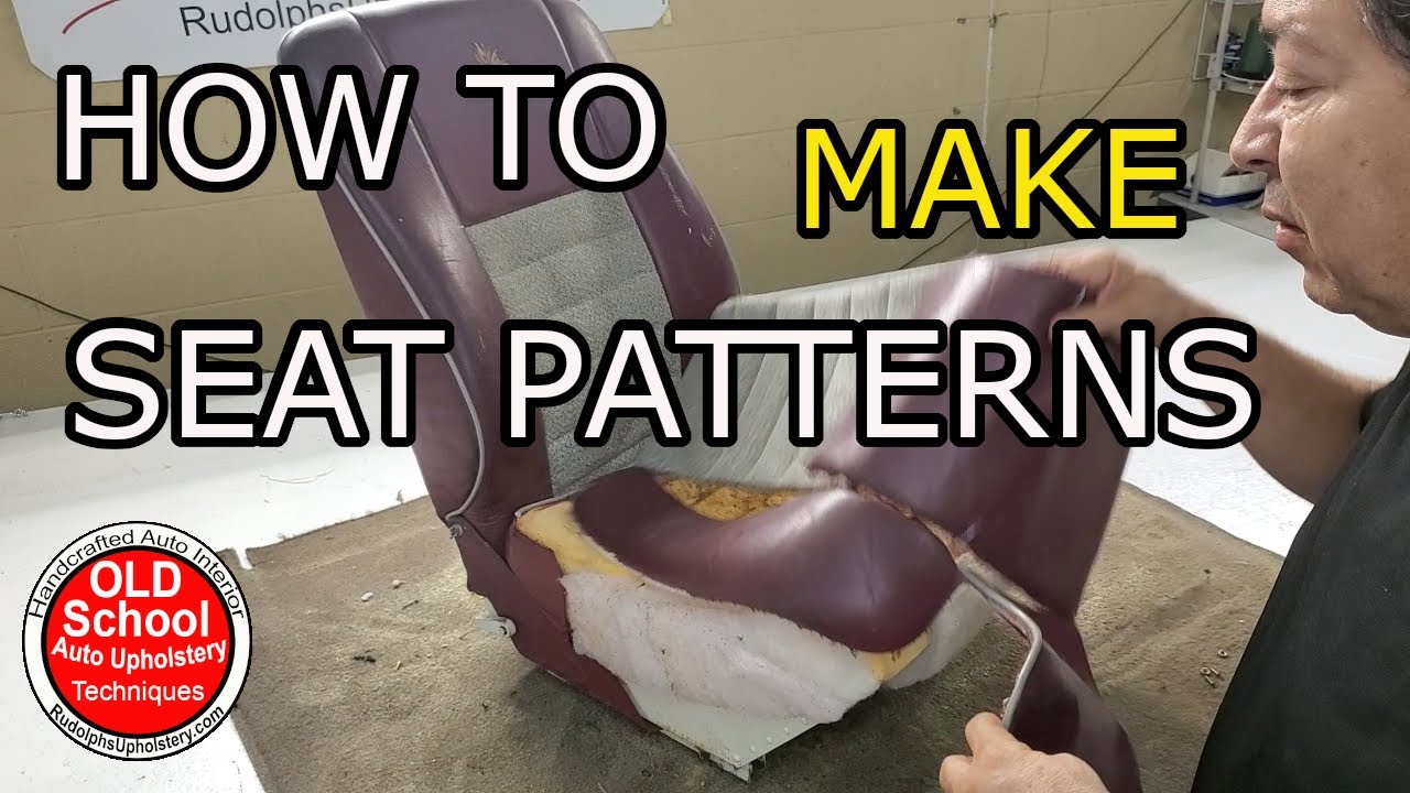 Learn Upholstery Skills: Make Seat Covers & Patterns Like a Pro
