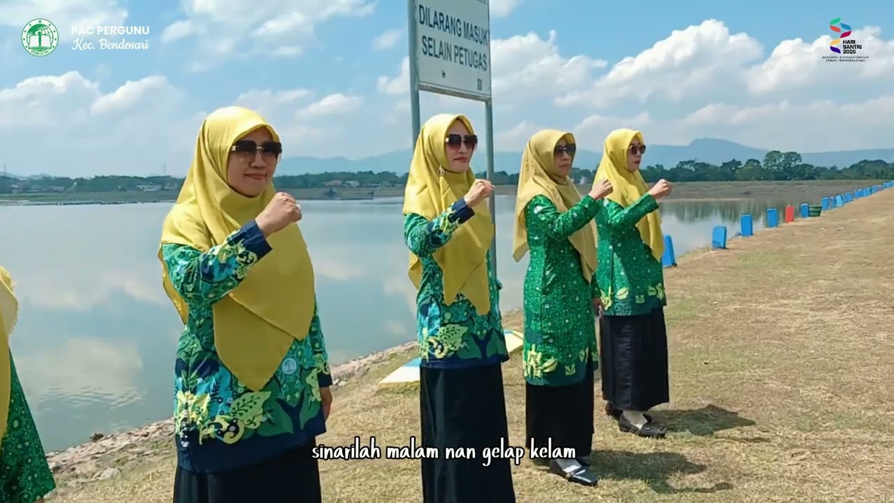 MARS PERGUNU PAC PERGUNU BENDOSARI dalam rangka memperingati Hari Santri Nasional 2025