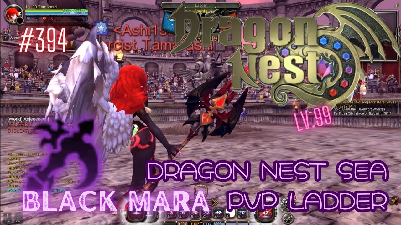 #394 Trying Hybird Skill Build Black Mara ~ Dragon Nest SEA PVP Ladder