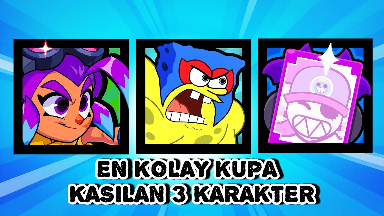 YAPAY ZEKAYA GÖRE EN KOLAY KUPA KASILAN 3 SAVAŞÇI 😱 Brawl Stars