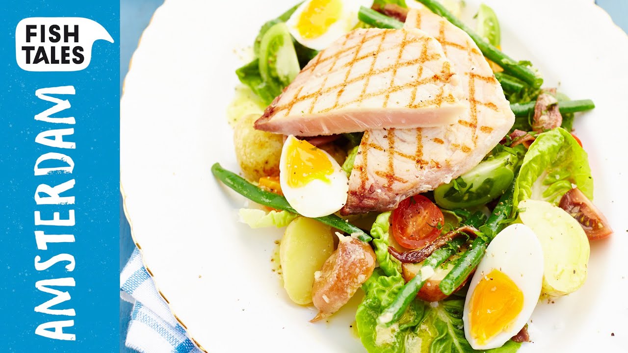 SALADE NI&Ccedil;OISE with Albacore TUNA | Bart van Olphen