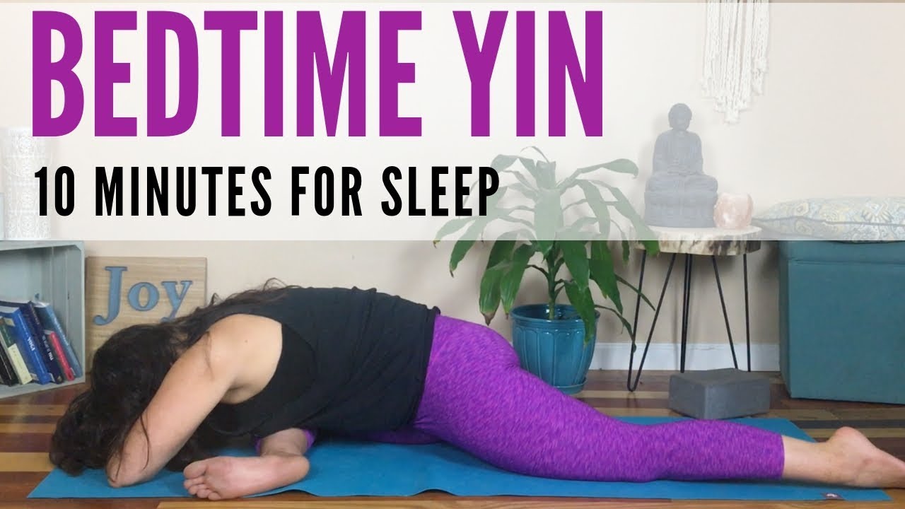10 Minute Bedtime Yin Yoga Sequence - Yoga for Sleep and Relaxation | Alana Kane Yoga