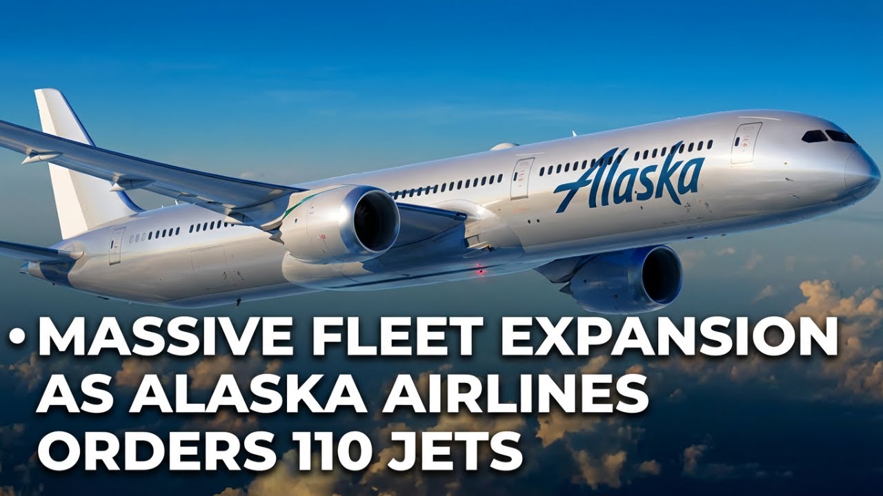 • Massive Fleet Expansion as Alaska Airlines Orders 110 Jets