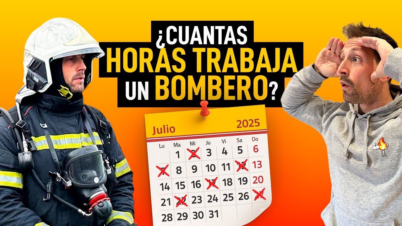 Así es el HORARIO REAL de un BOMBERO (¿el mejor trabajo??)