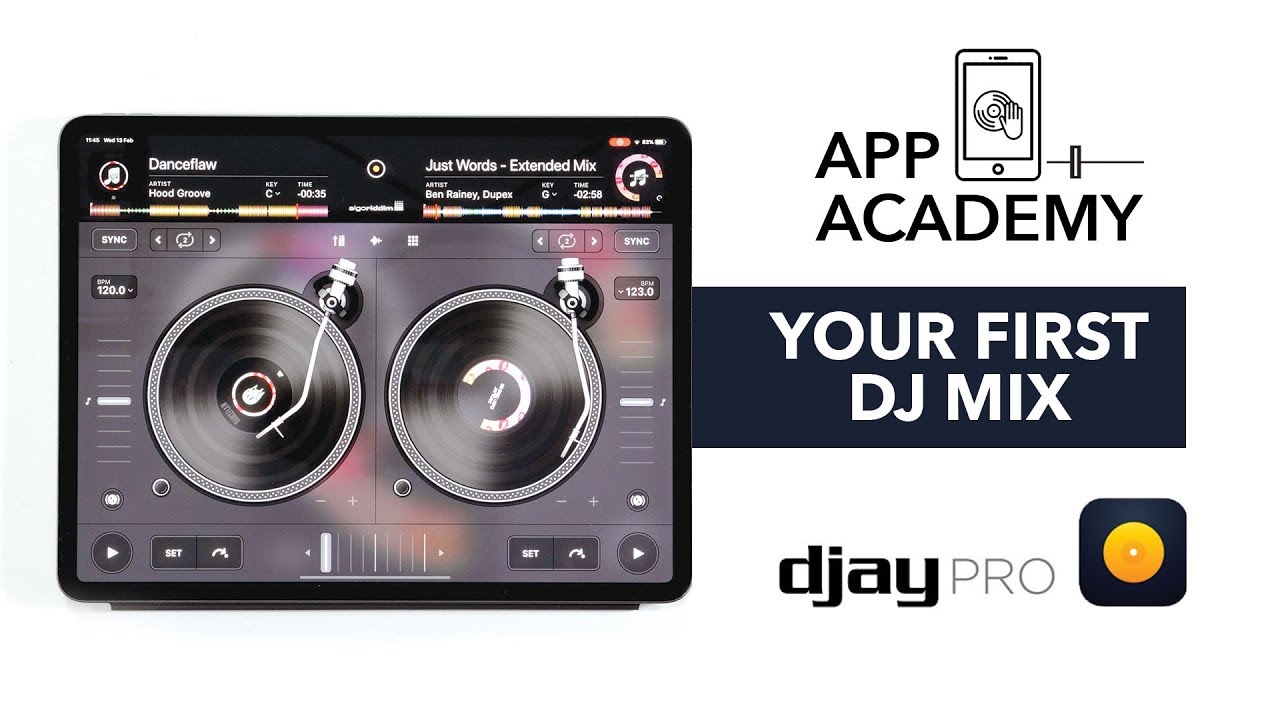 Your first DJ mix on an iPad - Algoriddim DJAY Pro Tutorial 1/3