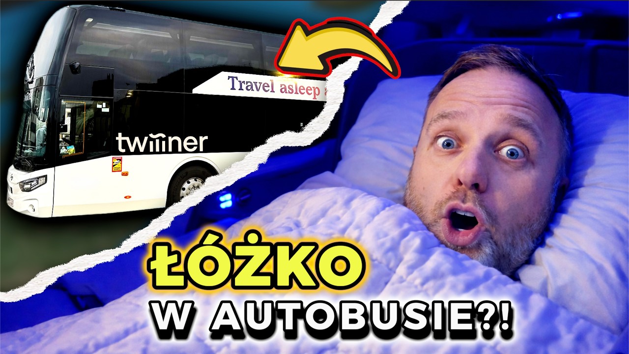 ŁÓŻKO w AUTOBUSIE?! 😲 Jedyny taki w Europie | Twiliner Zurich 🇨🇭 - Barcelona 🇪🇸