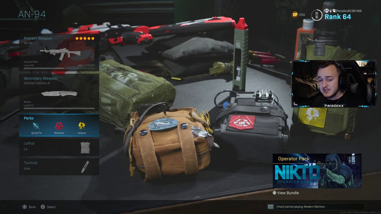 WORLDS FIRST AN-94 TACTICAL NUKE in MODERN WARFARE..(BEST AN-94 CLASS SETUP) - COD MW