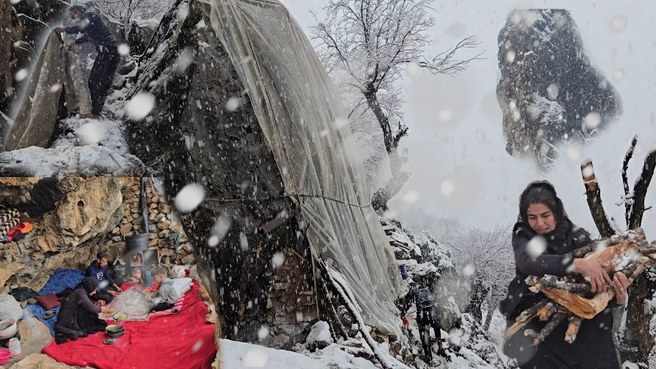 Выживание в пещере ❄️🔥 | Как остаться в живых в условиях сильного снегопада и смертельного зимнего