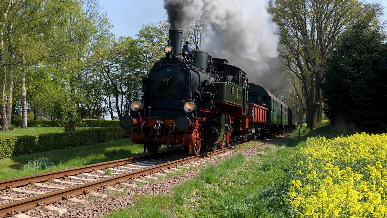 Saisonstart bei der Museumseisenbahn Minden mit Dampflok Katowiz 7348 🚂🔥