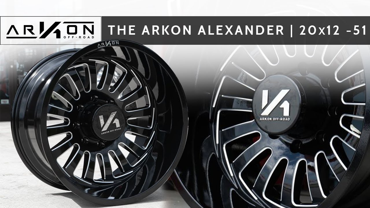 ARKON Alexander 20x12 -51 | Gloss Black & Milled