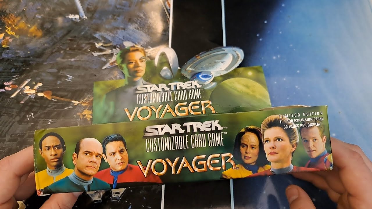 Star Trek CCG Voyager Booster Box Full Opening