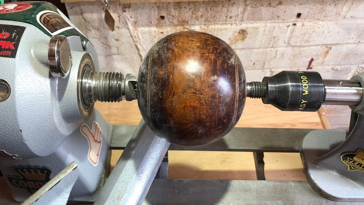 Woodturning | Lignum Vitae ball | Giveaway announcement