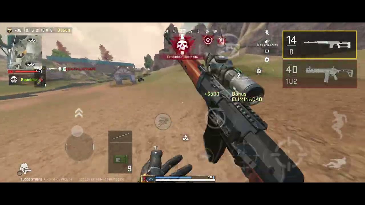 🔥JOGANDO BLOOD STRIKE🔥DERROTA!!!😡