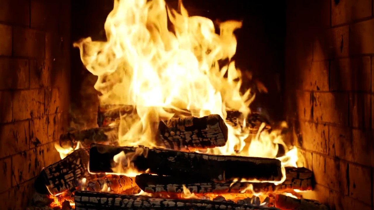 🔥 Cozy Crackling Fireplace 24/7 LIVE | Burning Logs & Fire Sounds for Peaceful Sleep & Relaxation