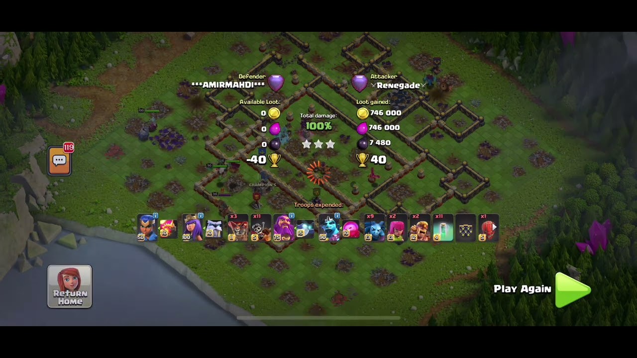 TH 17 Legend League 3 stars Dragon Riders