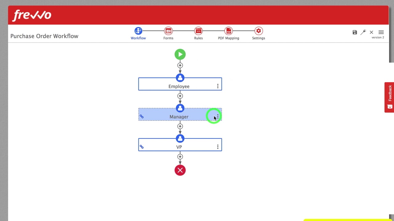 frevvo's simple workflow software