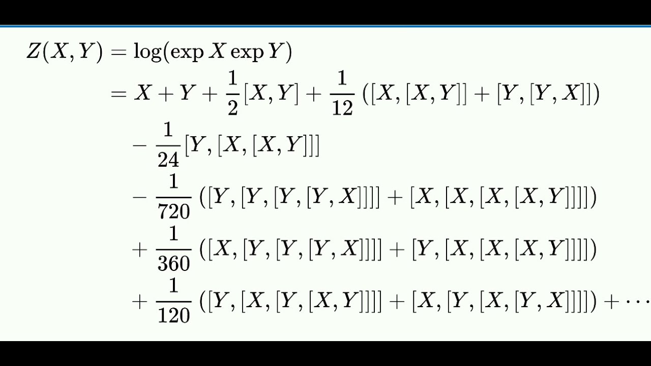 Baker Campbell Hausdorff formula - Derivation