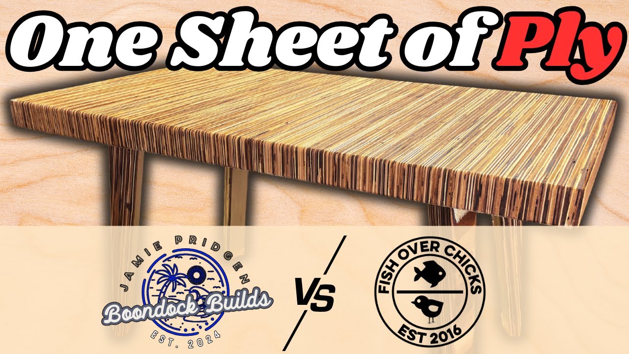 The One Sheet of Plywood Challenge | FOC Vs. Boondock Builds