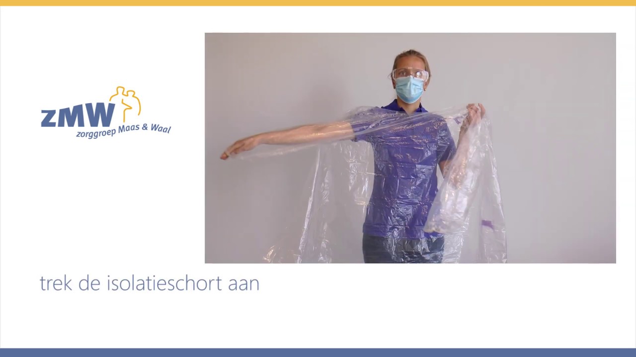 ZMW instructiefilm 10: Aantrekken van PBM's met isolatieschort