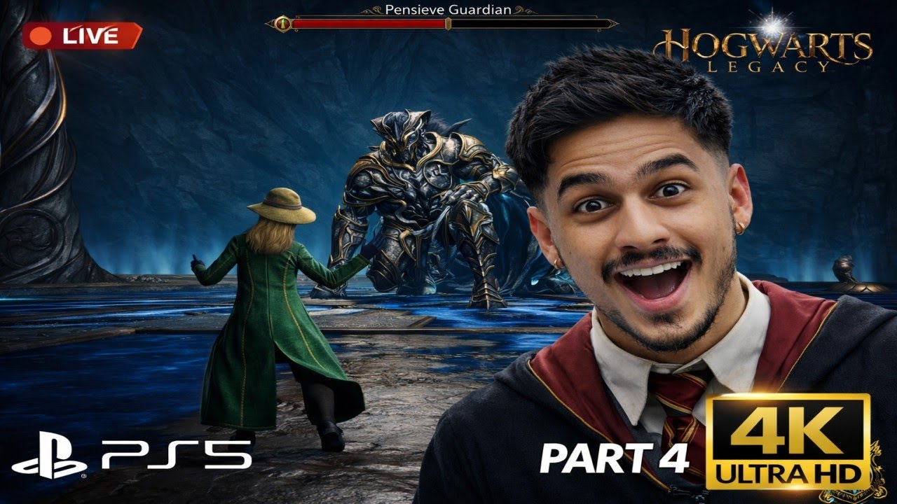 Hogwarts Legacy Gameplay Part 4 — Magic & Main Quests (4K PS5)