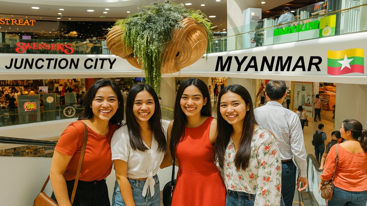 A good tour in Yangon's vibrant luxury mall - Myanmar🇲🇲