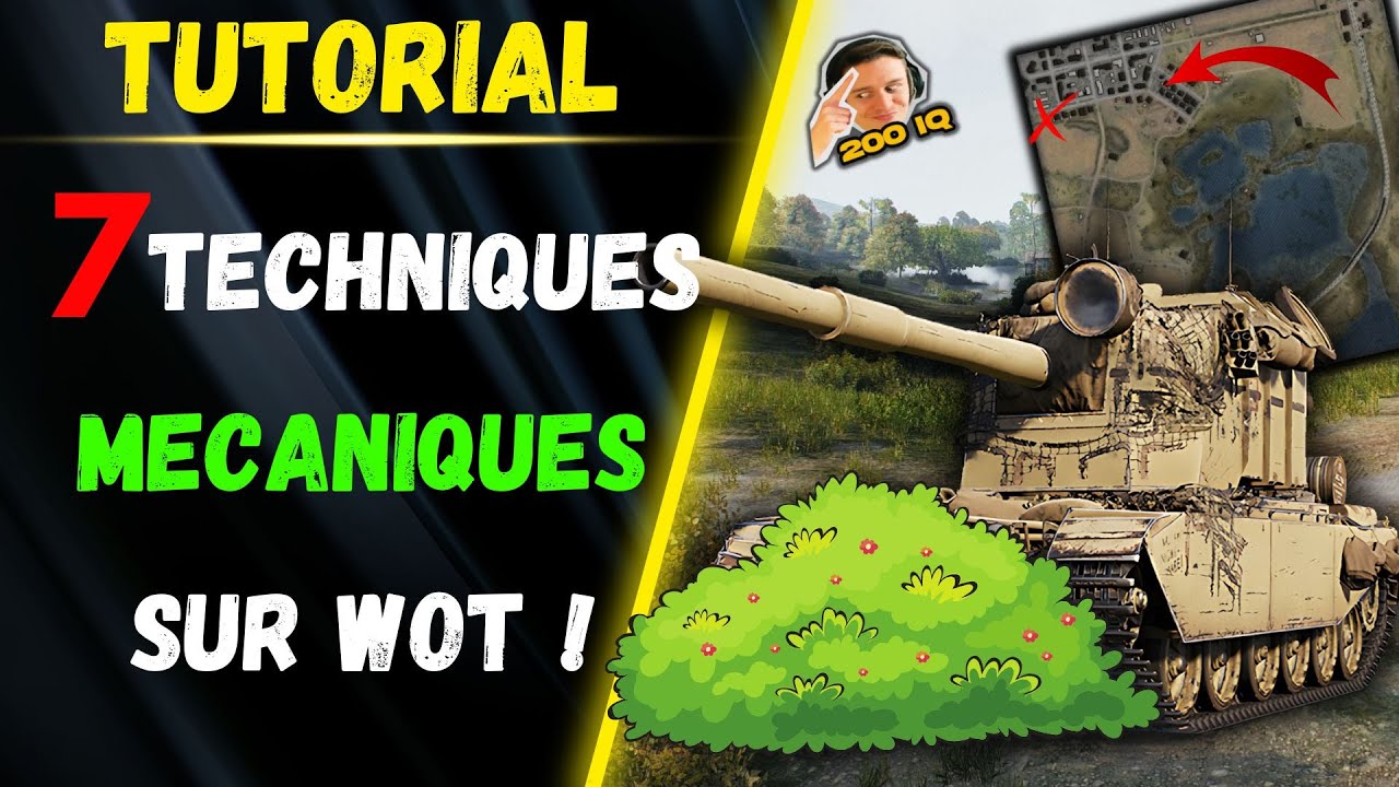 💡 7 TECHNIQUES MECANIQUES sur World of Tanks ! ✔️
