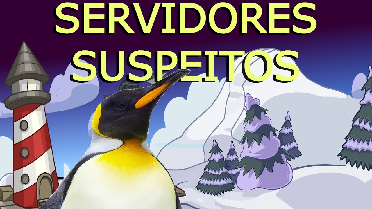 Entrando em servidores SECRETOS de club penguin