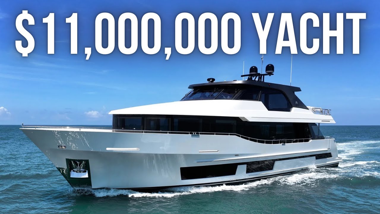 Ocean Alexander 28 LEGEND SuperYacht Tour | See Inside a BRAND NEW $11,000,000 Super Yacht