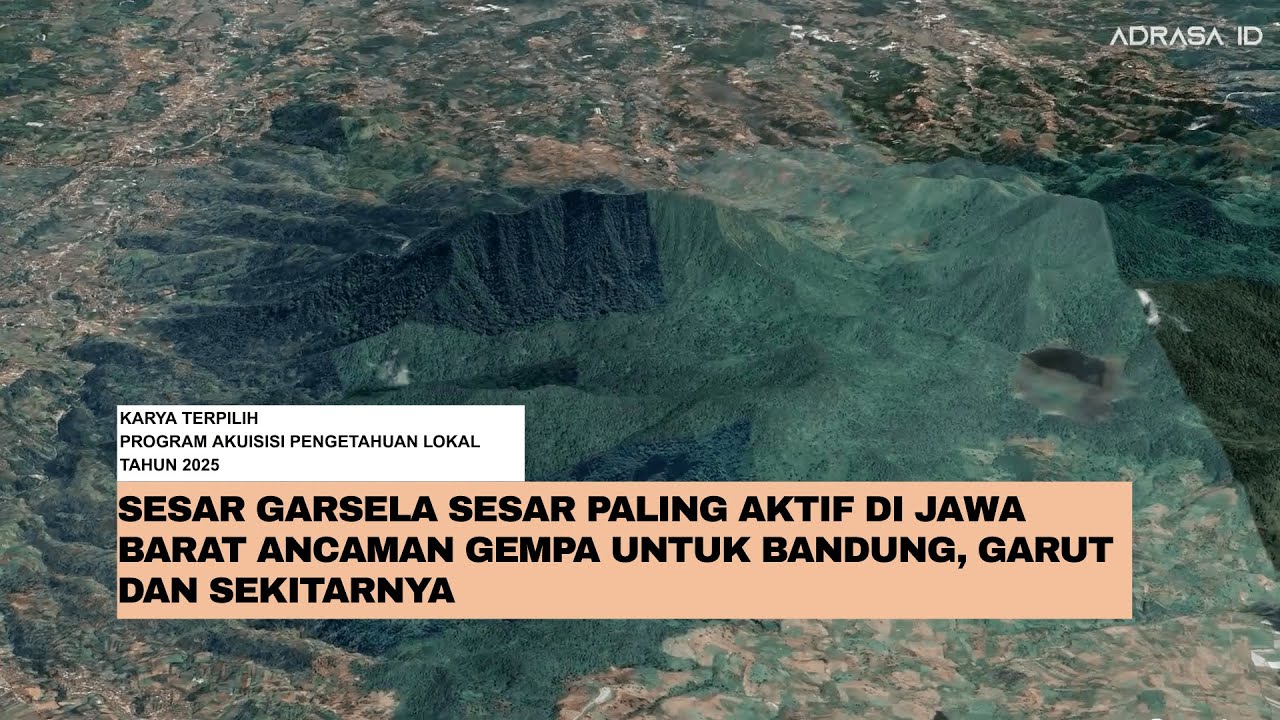 Sesar Garsela Sesar Paling Aktif di Jawa Barat Ancaman Gempa untuk Bandung, Garut dan Sekitarnya