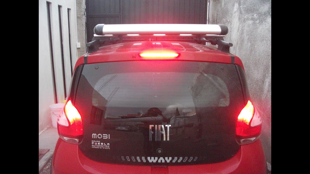 CAMBIO DE FOCOS BOMBILLAS BULBOS DE FRENO FIAT MOBI 2017, 2018, 2019, 2020