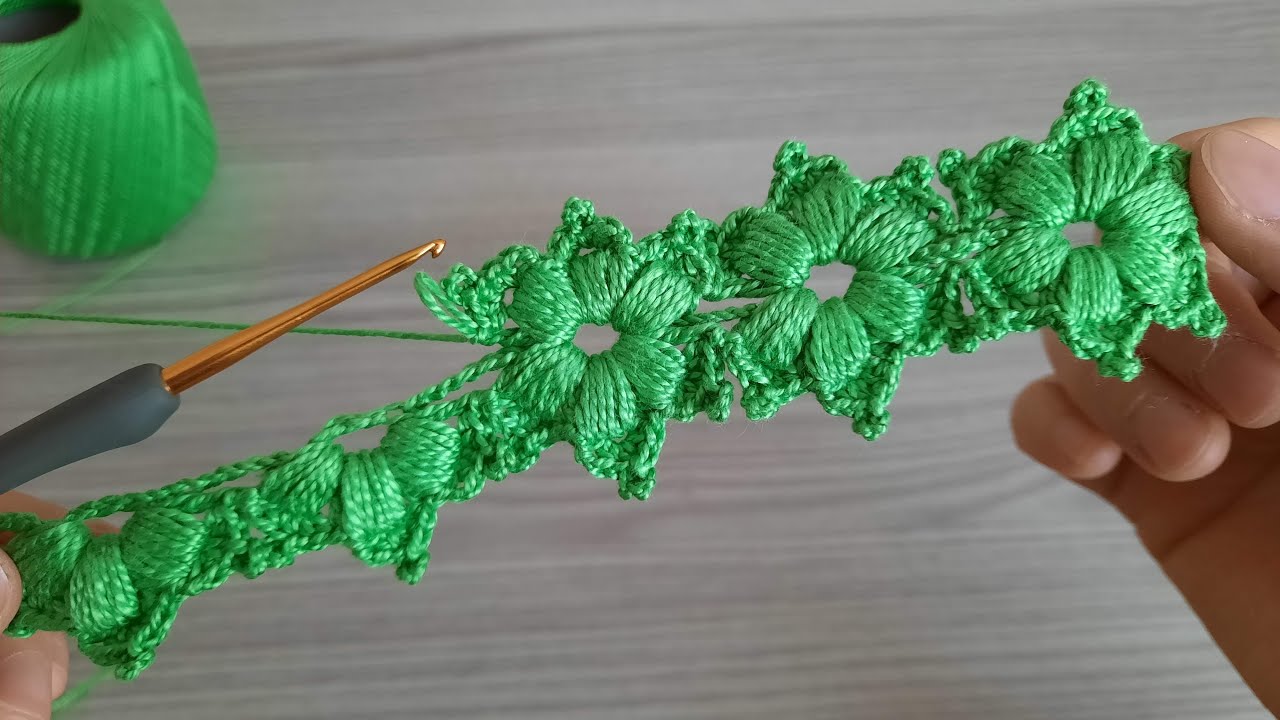 FANTASTIC CROCHET FLOWER knitting pattern lace making, step-by-step explanation for beginners